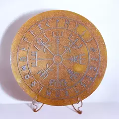 Orgonite Bússola Vegvisir 11,2cm - Elevação energética e direção espiritual - comprar online
