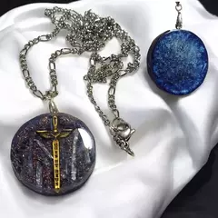 Pingente de Orgonite com Espada de São Miguel - Proteção e Poder - comprar online