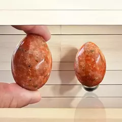 Ovo de Calcita Laranja (4,5x3,1)cm -62g - Energia e Criatividade - comprar online