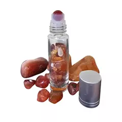 Frascos com cristais e roll on com pedra - escolha pelo cristal - 6 opções