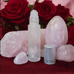 Frascos Leitosos com cristais e roll on mesma pedra - escolha pelo cristal - 9 opções na internet