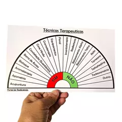 Gráfico Biômetro ou Prancha Técnicas Terapêuticas - PVC 15x25 - comprar online