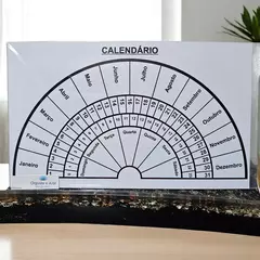 Biometro ou Prancha - Calendário - Radiestesia - Radiônica 15x25 PVC - comprar online