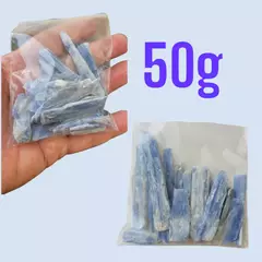 Lâminas de Cianita Azul, pacote com 50g