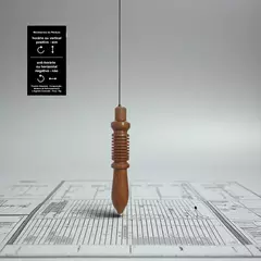 Pêndulo Egípcio Mestre de Madeira 8,3cm - Sem Chumbo - comprar online