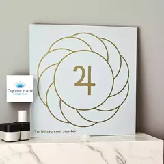 Turbilhão com Júpiter Gráfico em PVC 14x14 - comprar online