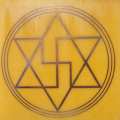Anti-Magia Gráfico radiestésico de cobre 15 ou 14cm