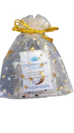 Kit prosperidade cristais energéticos com saquinho de organza - comprar online