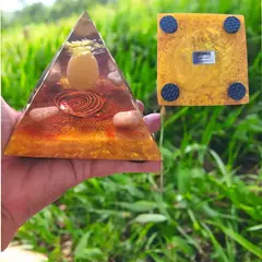 Pirâmide de Orgonite (9x10)cm - Autoestima e Alegria de Viver - comprar online