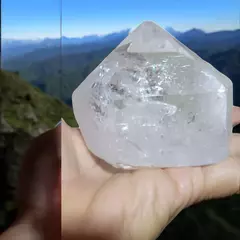 Ponta gerador 461g com Arco-Íris 6,4cm - 461g - Orgonites e loja de artigos esotéricos