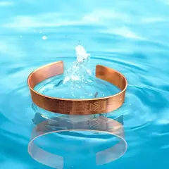Pulseira de cobre luxor radiestesia e radiônica P/G