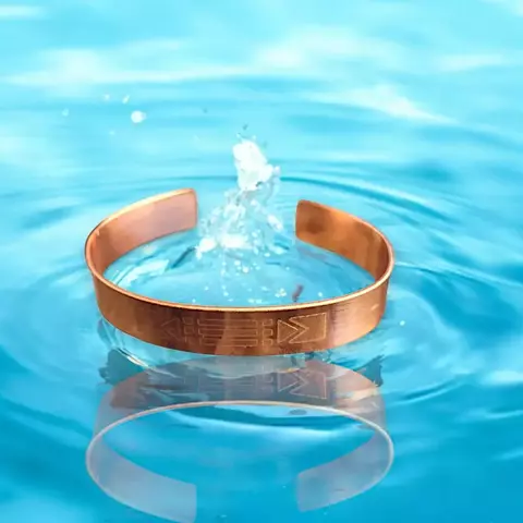 Pulseira de cobre luxor - radiestesia e radiônica