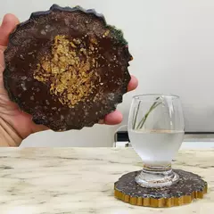 Porta-Copos de Orgonite Multifuncional - Prosperidade - comprar online