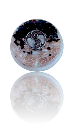 Orgonite de bolso 4cm Yin/Yang - proteção