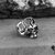 Anillo único Calavera calada