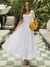 Vestido Midi Branco em Renda Pure - comprar online
