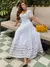 Vestido Midi Branco em Renda Pure - loja online