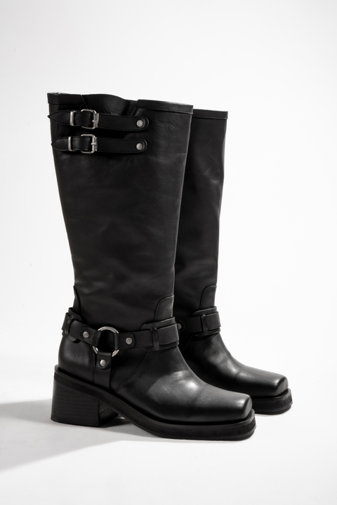 Bota caña alta Cuero LEWING - comprar online