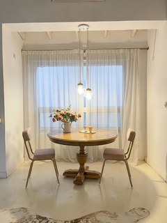 LAMPARA KARI DOBLE - DORADO MATE - comprar online