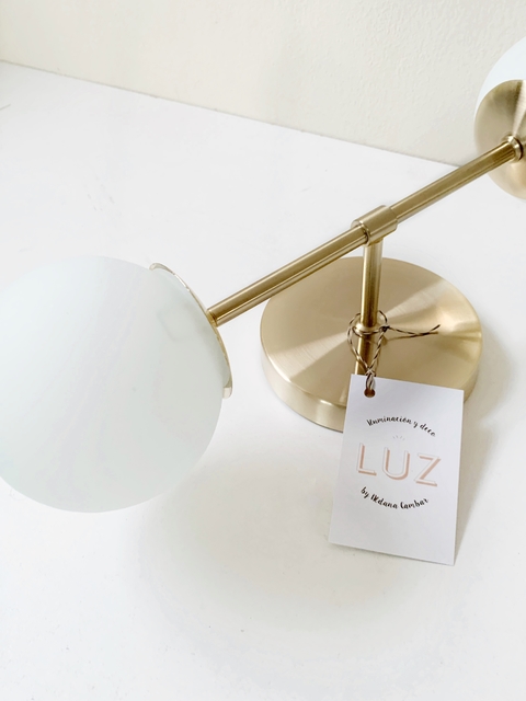 APLIQUE LUPE 2 LUCES