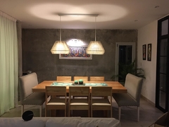 LÁMPARA DE TECHO DOBLE - CHARO 40 DIAMETRO - Luz by Aldana Cambar