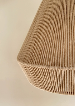 LÁMPARA DE TECHO - CHARO 0.50 ALGODÓN NATURAL, YUTE O CARAMELO