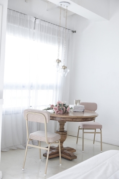 LAMPARA KARI DOBLE - DORADO MATE