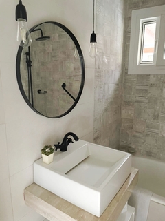 LÁMPARA DE TECHO | FLORA - NEGRO