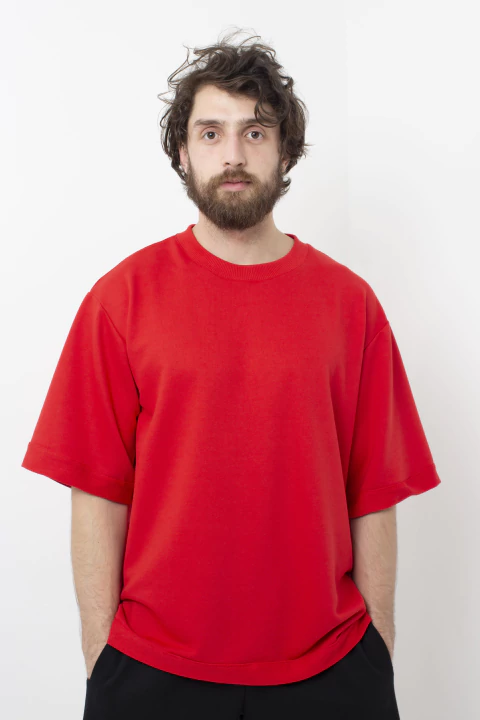 Camiseta Oversize Vermelha - comprar online
