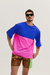 Camiseta Color Block Party