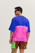 Camiseta Color Block Party na internet