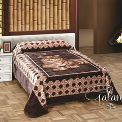 Frazada manta simil Piel 2 1/2 Plazas "Galant" - OnLineTextil