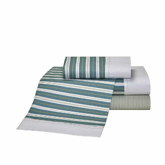 Juego de Sabanas "Danubio STripes" Queen size 144 Hilos - tienda online
