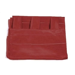 Cortina de ambiente Gross Cordone en color rojo, ideal para decoración de interiores.