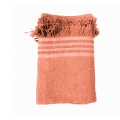 Manta Cubrecama "Country" Rustico Liso 1 1/2 Plaza - comprar online