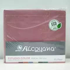 Juego de sabanas "Alcoyana" liso 2 1/2 Plazas 144 Hilos - tienda online