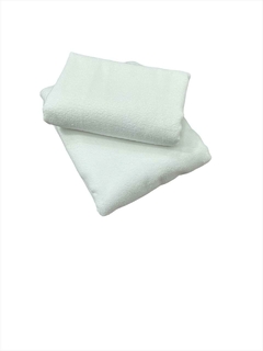 Set Toalla y Toallon "LEXINGTON" Blanco Microfibra