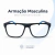 Armação Masculina 22052 em Acetato - Óculos de Grau Completo e Armações | Draffini