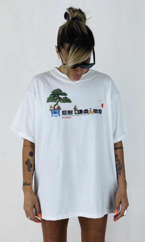 REMERA MUJER s24 OVERSIZE BONSAI