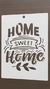 Stencil 15 x 20 cm HOME SWEET HOME