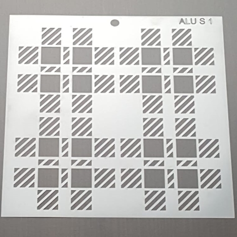 Stencil 20 X 20 Cuadrille modelo 1