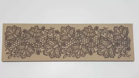 Moldes para puntillas rectangular 29,5 cm x 8,5 cm