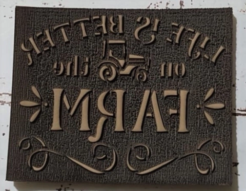 Sello Decorativo 8 x 8 cm Linea Farm