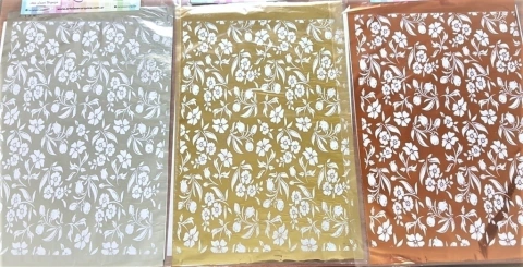 Laminas de foil impresas modelo Flores Gr - comprar online