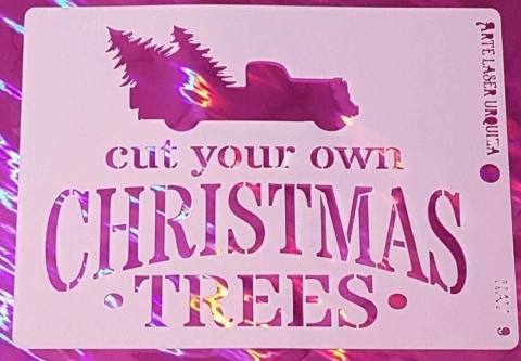 Stencil 15 x 20 cm Navidad Mod. 09