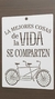Stencil 15 x 20 cm LAS MEJORES COSAS DE LA VIDA SE COMPARTEN