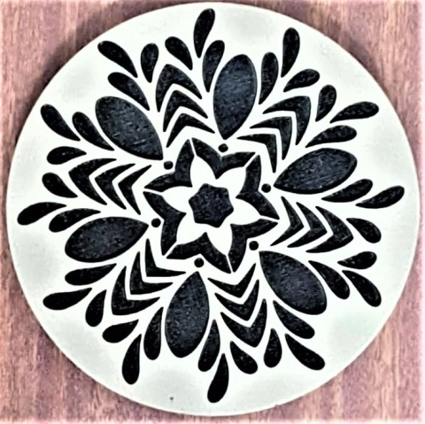 Molde para Tapas ( el molde mide 7 cm de diametro ) , modelo 4