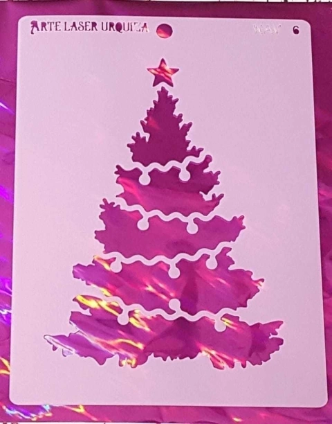 Stencil 15 x 20 cm Navidad Mod. 06