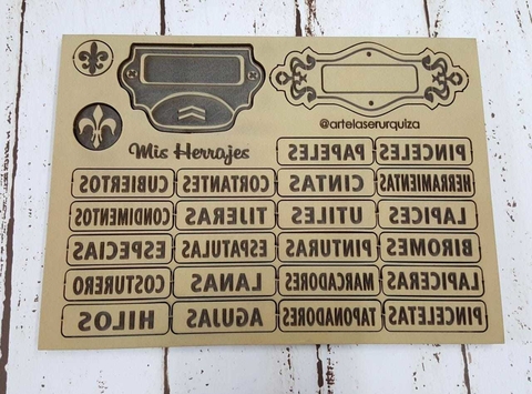 KiT Troquel 22 sellos bajo relieve mas 2 moldes de herrajes