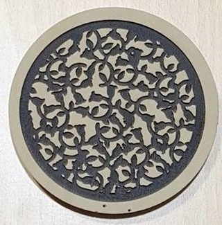 Molde para puntilla circular de 9 cm de diametro